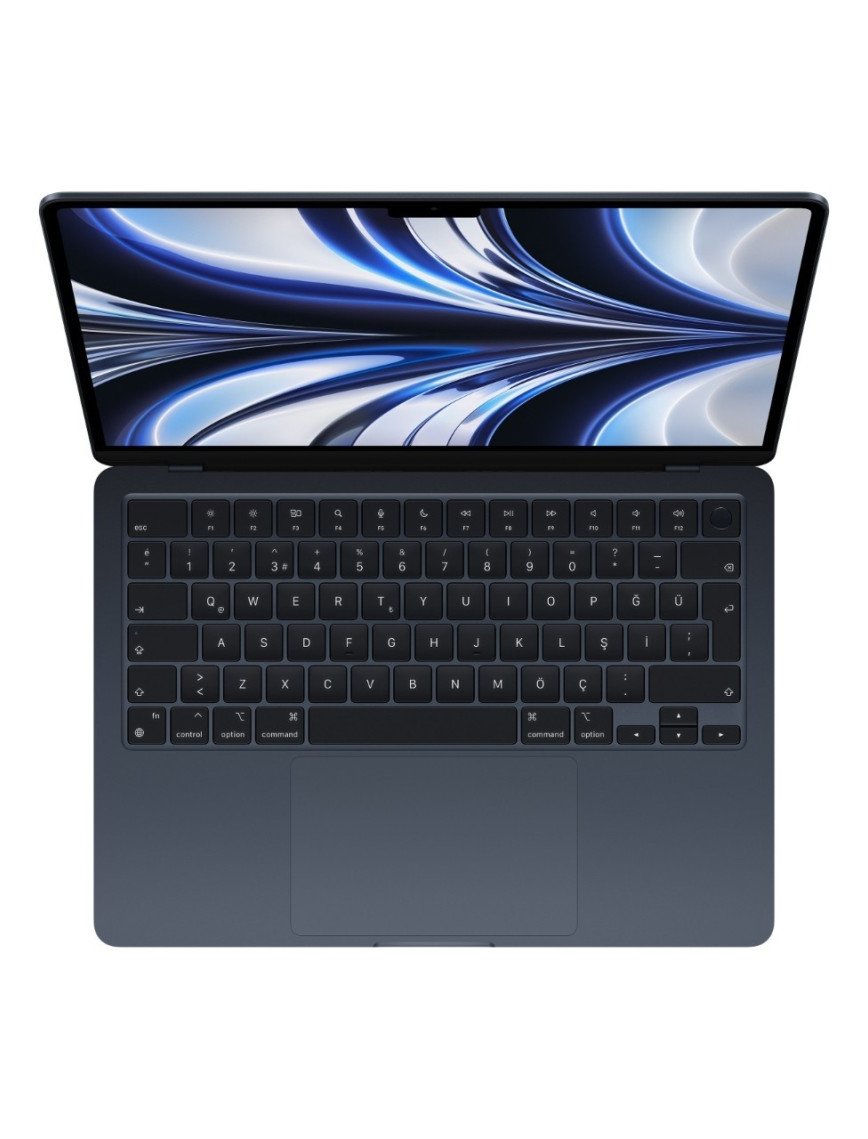 Apple MacBook Air M2 16GB 256GB SSD macOS 13" Taşınabilir Bilgisayar Gece Yarısı MC7X4TU/A