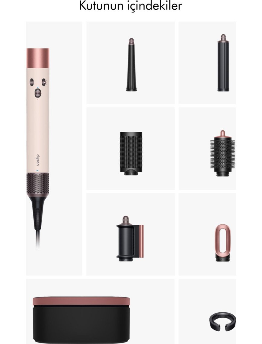 Dyson Airwrap I.d.™ Saç Şekillendirme ve Kurutma Seti (Ceramic Pink)